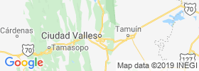 Ciudad Valles map